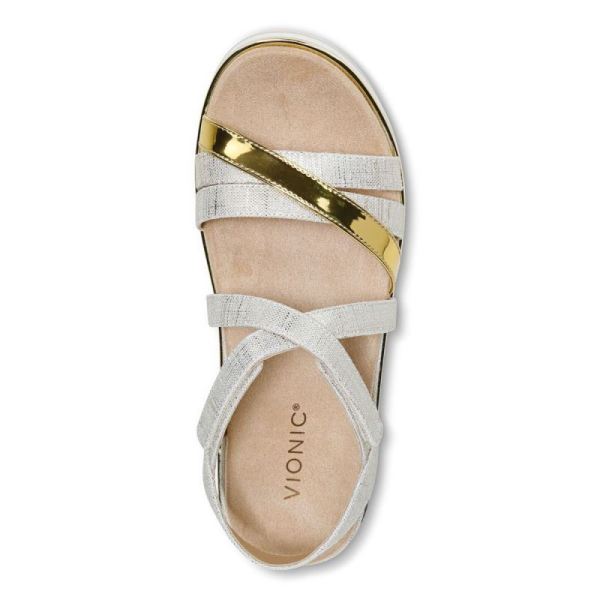 Vionic | Women's Kellyn Flatform Sandal - Marshmallow