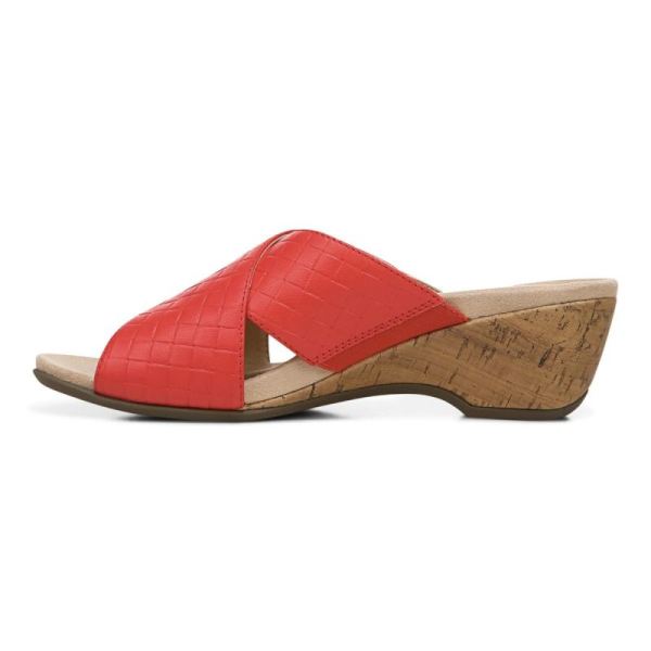 Vionic | Women's Leticia Wedge Sandal - Poppy