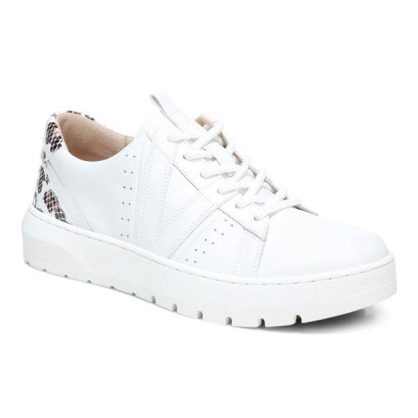 Vionic | Women's Simasa Sneaker - White Leopard