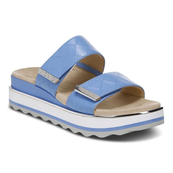 Vionic | Women's Brandie Woven Strap Sandal - Azure Woven