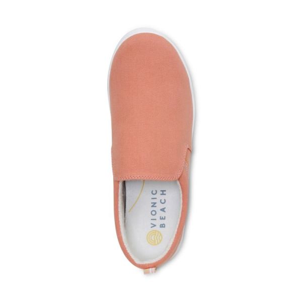 Vionic | Women's Marshall Slip On - Papaya Canvas