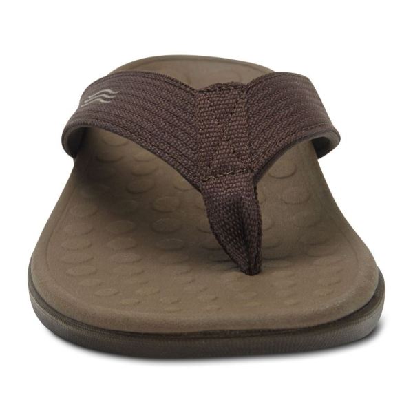 Vionic | Women's Wave Toe Post Sandal - Chocolate