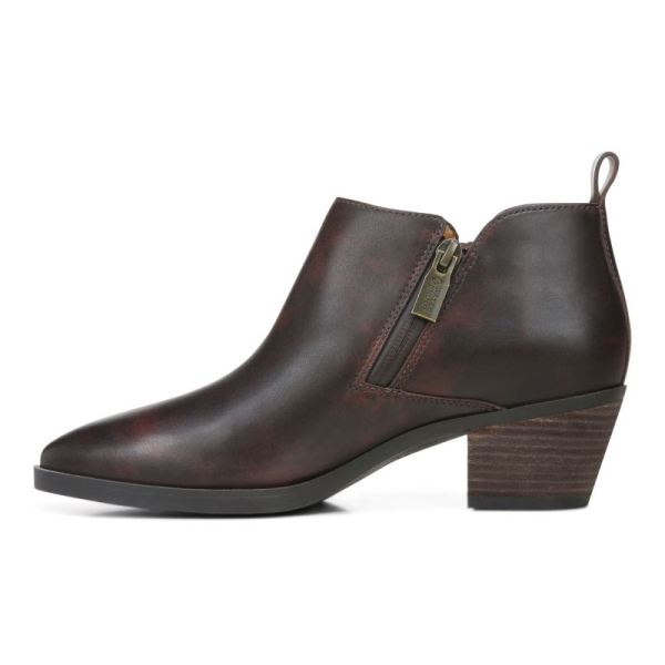 Vionic | Women's Cecily Ankle Boot - Chocolate Leather