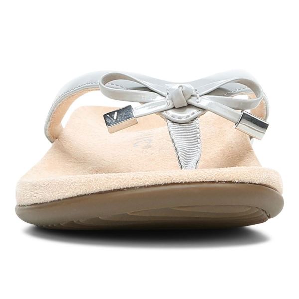 Vionic | Women's Bella Toe Post Sandal - Light Grey