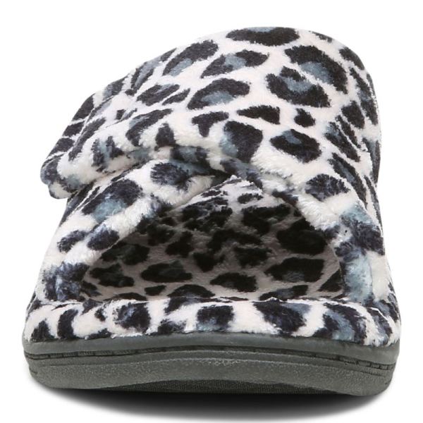 Vionic | Women's Relax Slippers - Cream Leopard