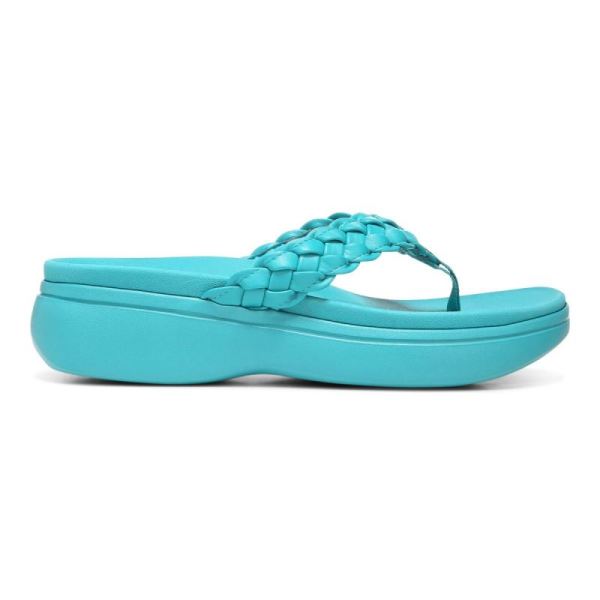 Vionic | Women's Kenji Platform Sandal - Lake Blue