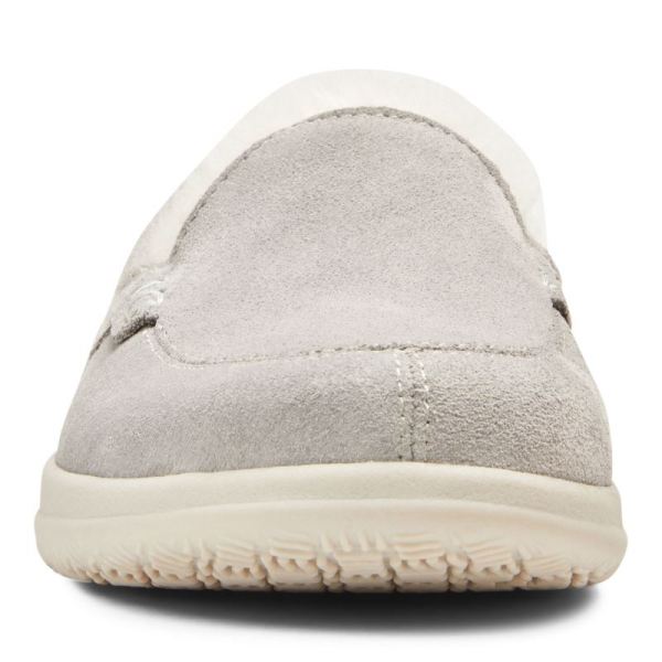 Vionic | Women's Lynez Slipper - Light Grey Suede