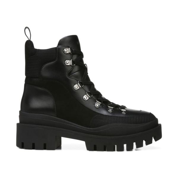 Vionic | Women's Jaxen Boot - Black Leather Textile