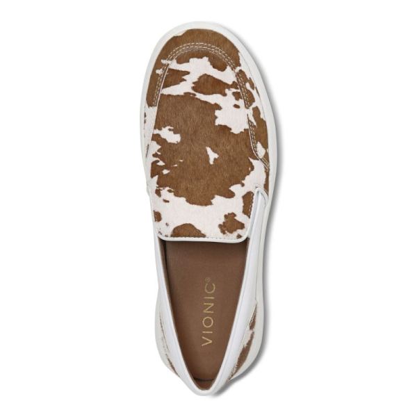 Vionic | Women's Dinora Slip On - Brown Cow Print