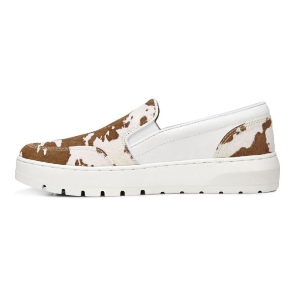 Vionic | Women's Dinora Slip On - Brown Cow Print