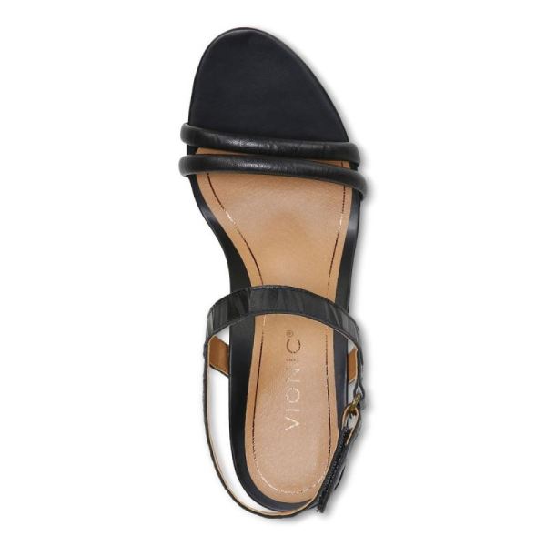 Vionic | Women's Emmy Wedge Sandal - Black