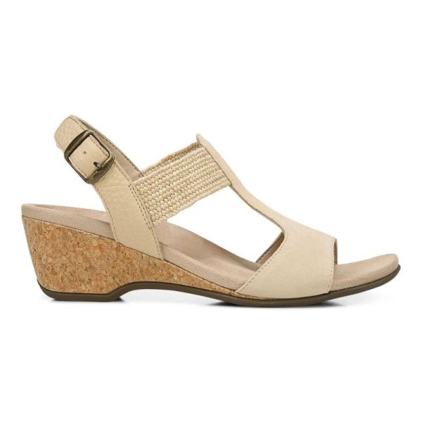 Vionic | Women's Kaytie Wedge Sandal - Semolina