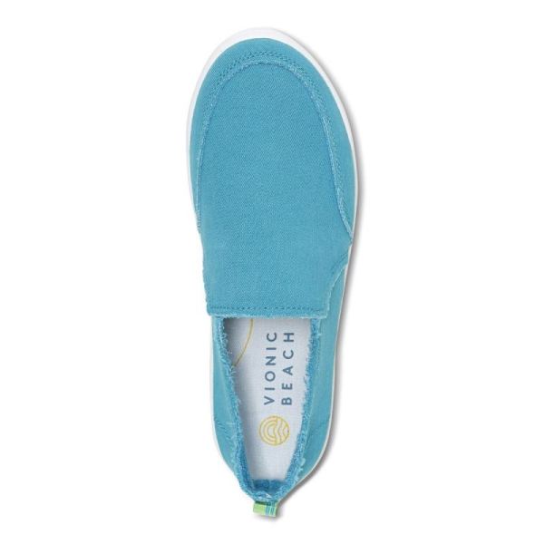 Vionic | Women's Malibu Slip On - Lake Blue Canvas