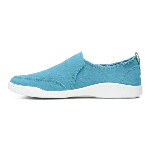 Vionic | Women's Malibu Slip On - Lake Blue Canvas