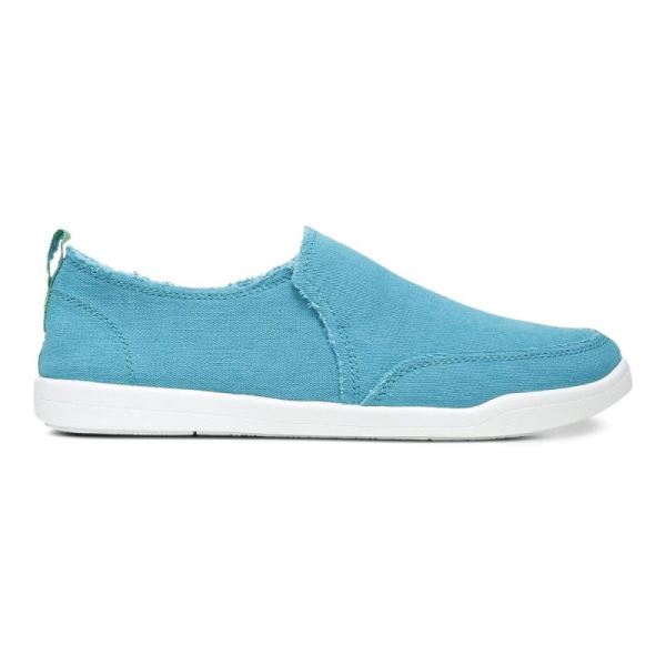 Vionic | Women's Malibu Slip On - Lake Blue Canvas