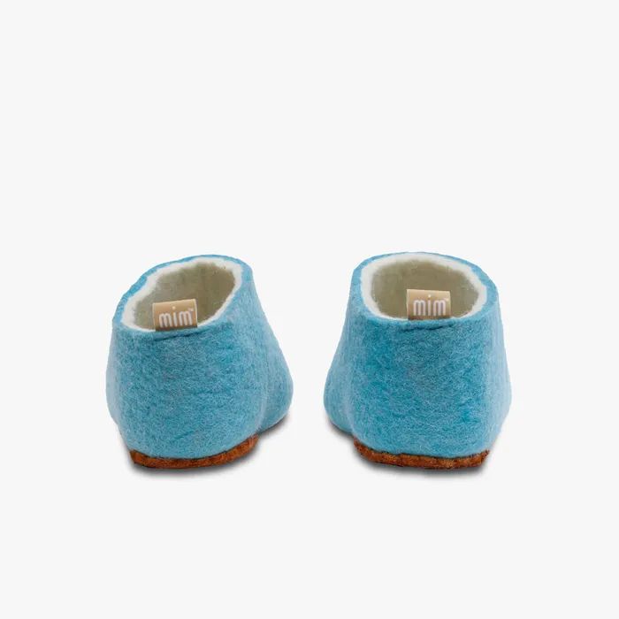 VIVOBAREFOOT | WOMEN'S MIM FELT SLIPPER-AQUA