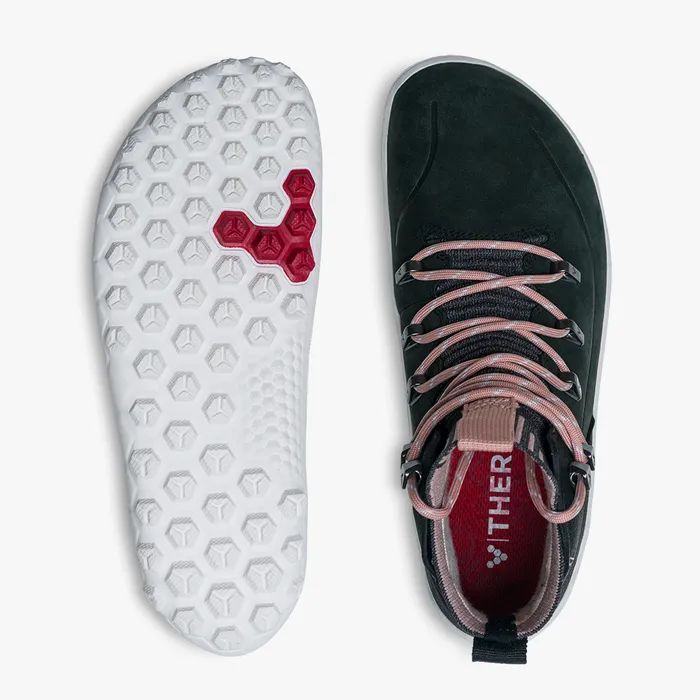 VIVOBAREFOOT | WOMEN'S TRACKER DECON FG2-OBSIDIAN MISTY ROSE