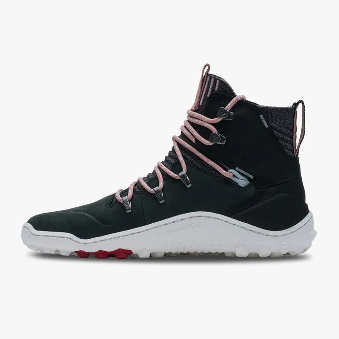 VIVOBAREFOOT | WOMEN'S TRACKER DECON FG2-OBSIDIAN MISTY ROSE