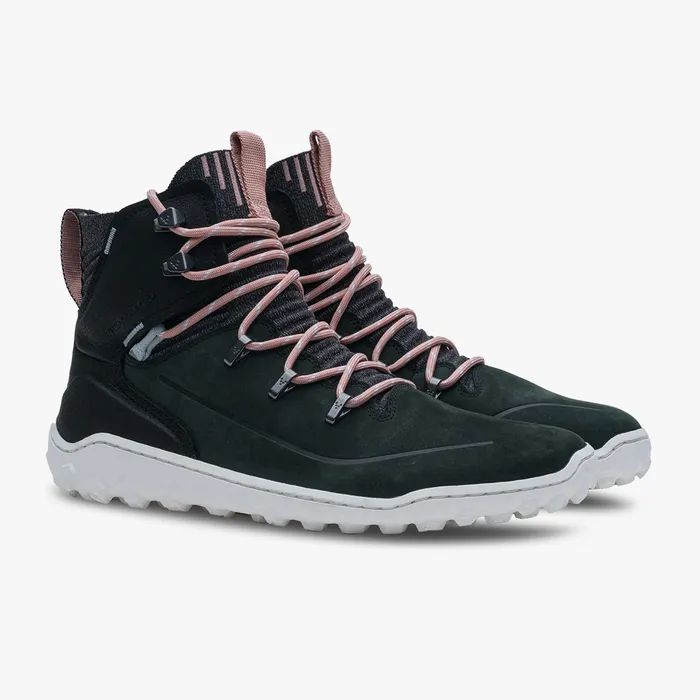 VIVOBAREFOOT | WOMEN'S TRACKER DECON FG2-OBSIDIAN MISTY ROSE