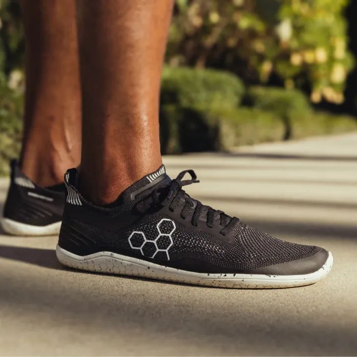 VIVOBAREFOOT | MEN'S GEO RACER KNIT-OBSIDIAN