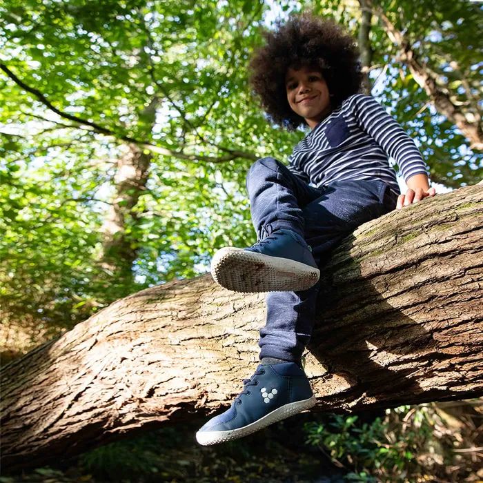 VIVOBAREFOOT | KIDS PRIMUS BOOTIE II ALL WEATHER JUNIORS-MIDNIGHT