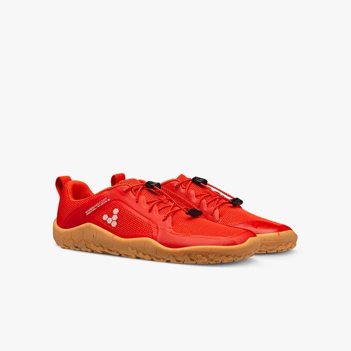 VIVOBAREFOOT | KIDS PRIMUS TRAIL II FG JUNIORS-FIERY CORAL