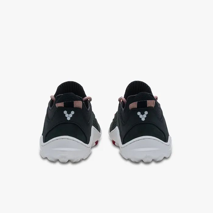 VIVOBAREFOOT | WOMEN'S TRACKER DECON LOW FG2-OBSIDIAN MISTY ROSE