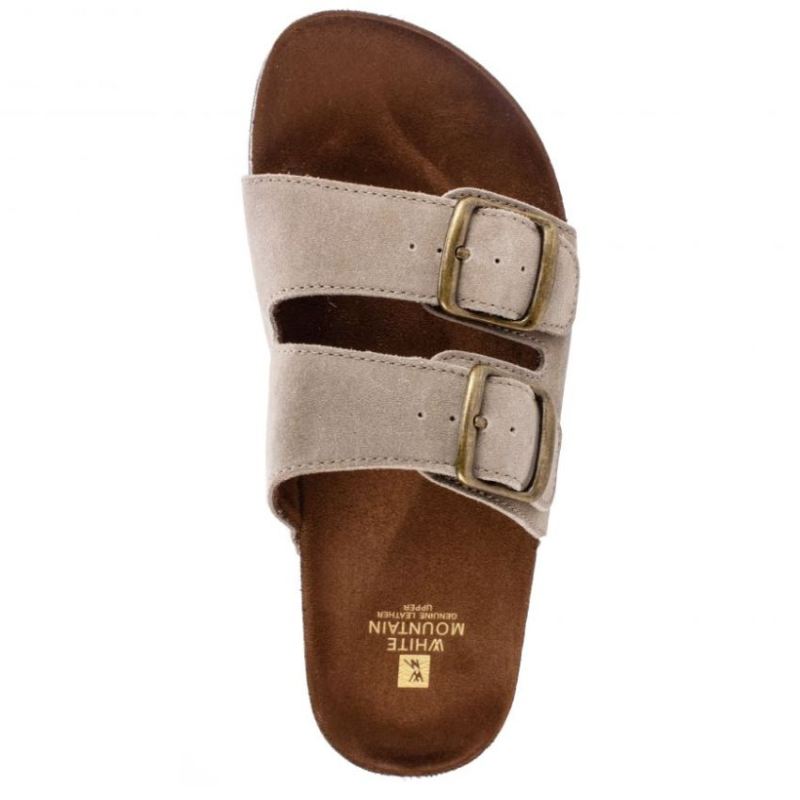 White Mountain | Women's Helga Footbeds Sandal-Light Taupe