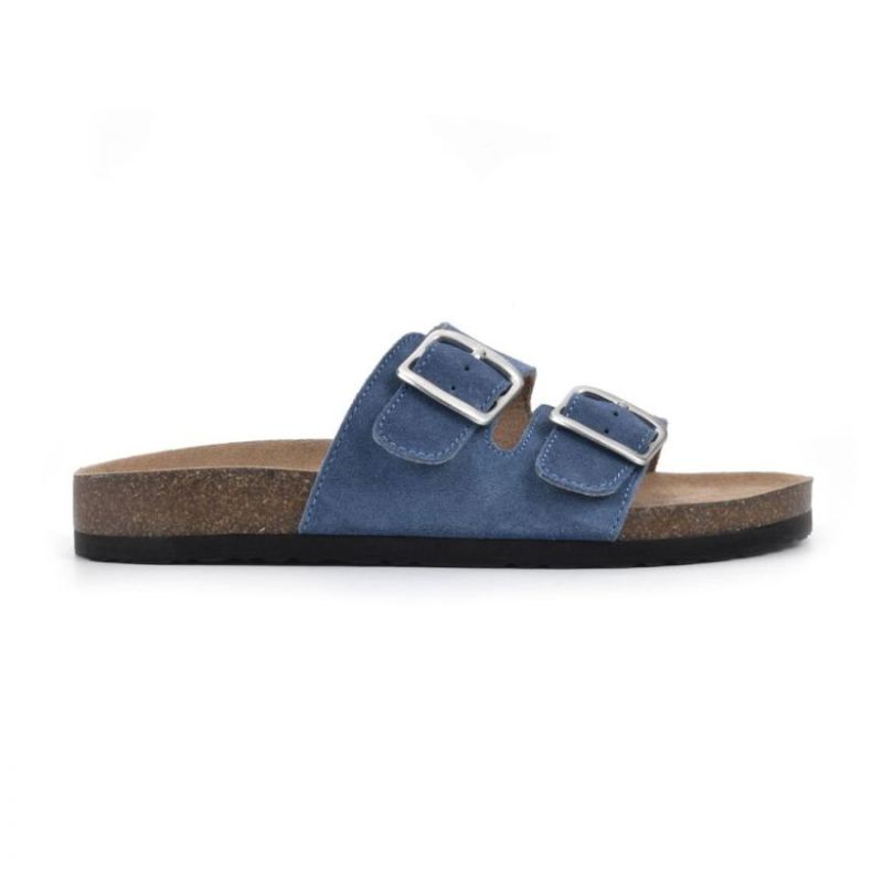 White Mountain | Women's Helga Footbeds Sandal-Denim Blue