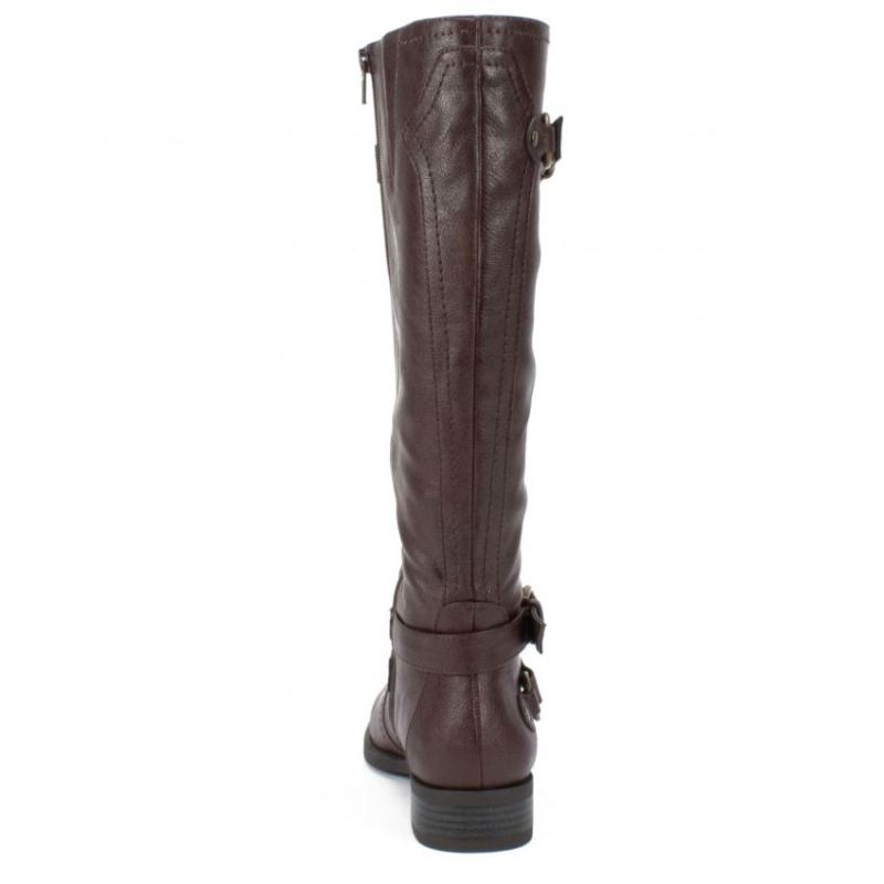 White Mountain | Women's Loyal Wide Calf Tall Boot-Brown