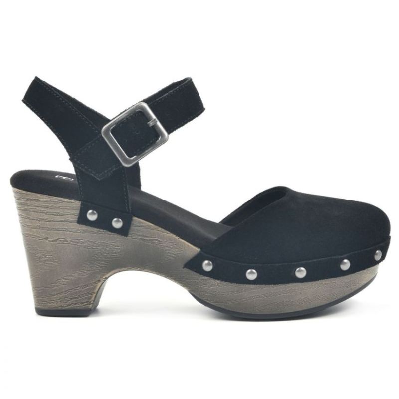 White Mountain | Women's Cherub Clog-Black Suede