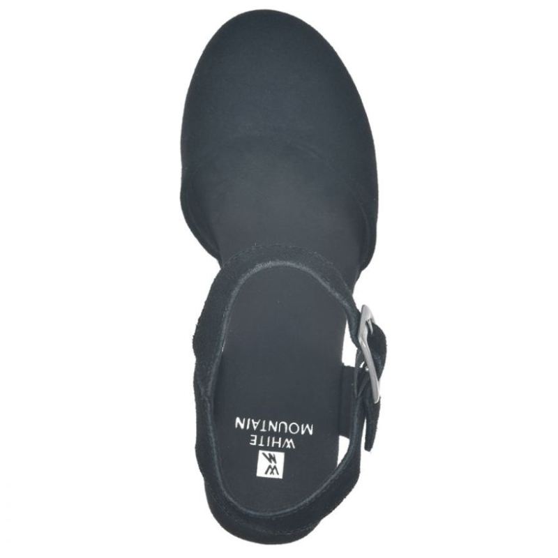 White Mountain | Women's Cherub Clog-Black Suede