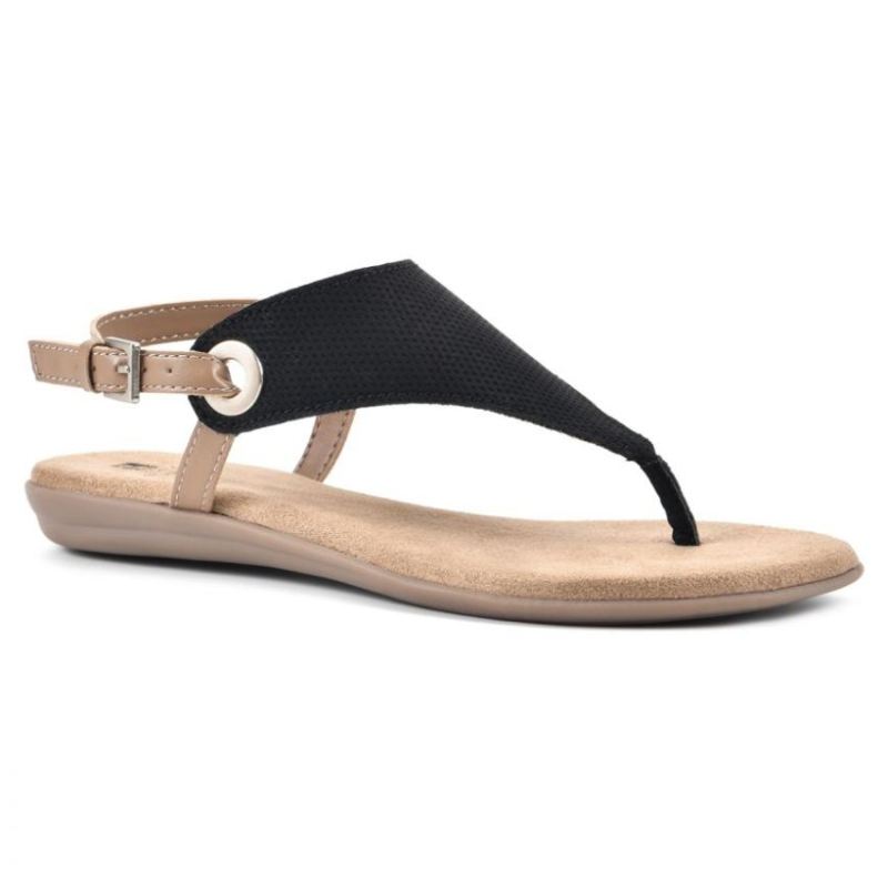 White Mountain | Women's London Sandal-Black