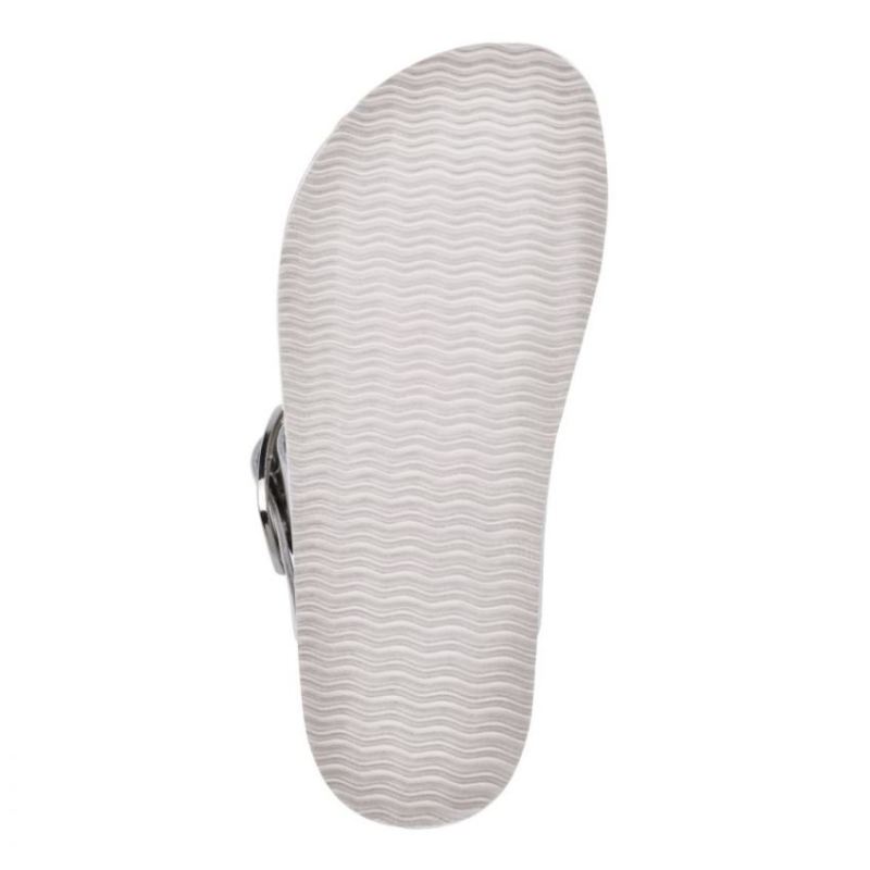 White Mountain | Women's Harley Leather Footbeds Sandal-White