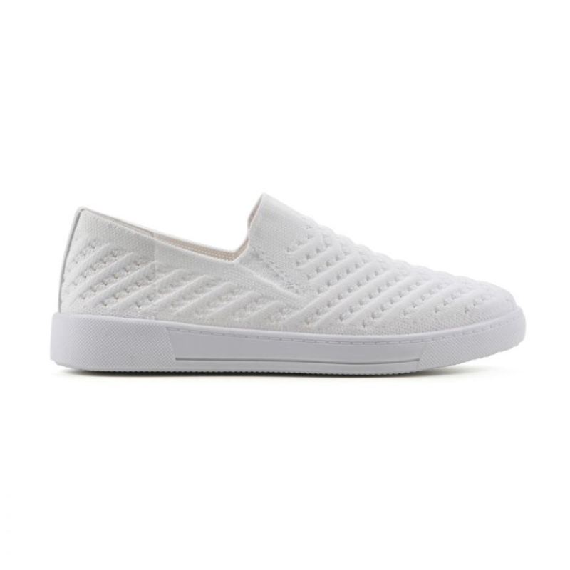 White Mountain | Women's Courage Knit Sneaker-White