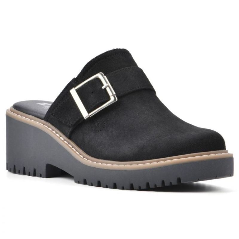 White Mountain | Women's Daring Mule-Black