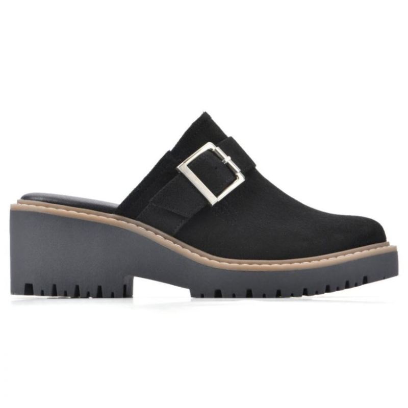 White Mountain | Women's Daring Mule-Black