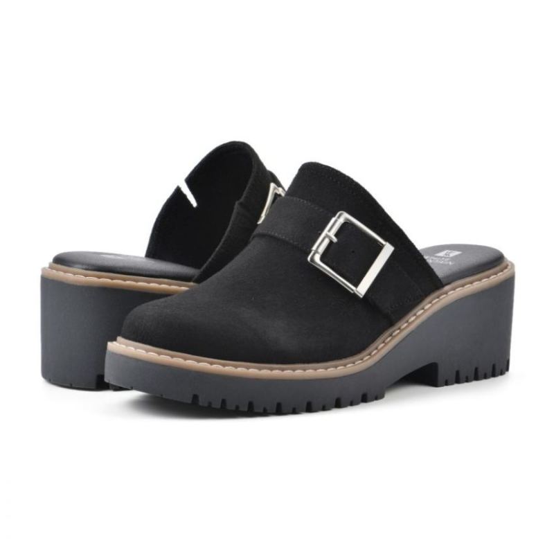 White Mountain | Women's Daring Mule-Black