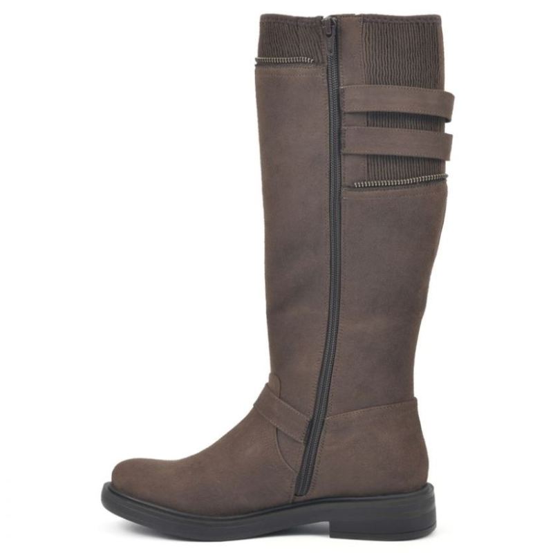 White Mountain | Women's Mazed Tall Wide Calf Boot-Brown