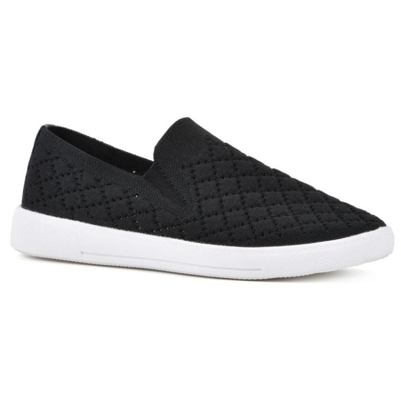 White Mountain | Women's Utopia Fabric Sneaker-Black