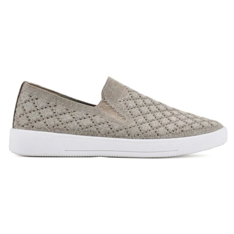 White Mountain | Women's Utopia Fabric Sneaker-Gold