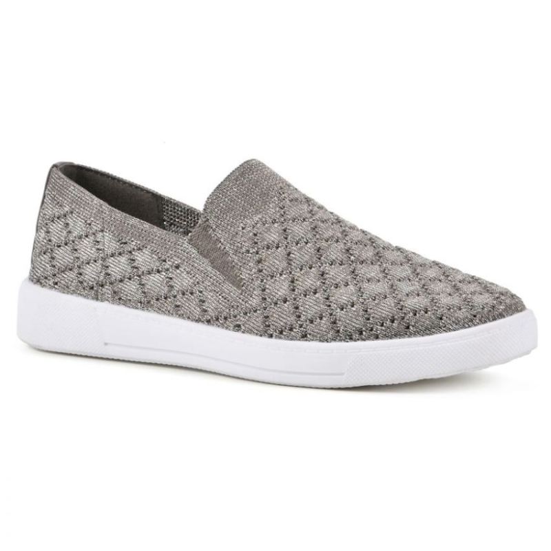 White Mountain | Women's Utopia Fabric Sneaker-Silver