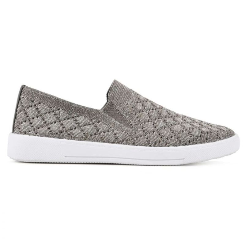 White Mountain | Women's Utopia Fabric Sneaker-Silver