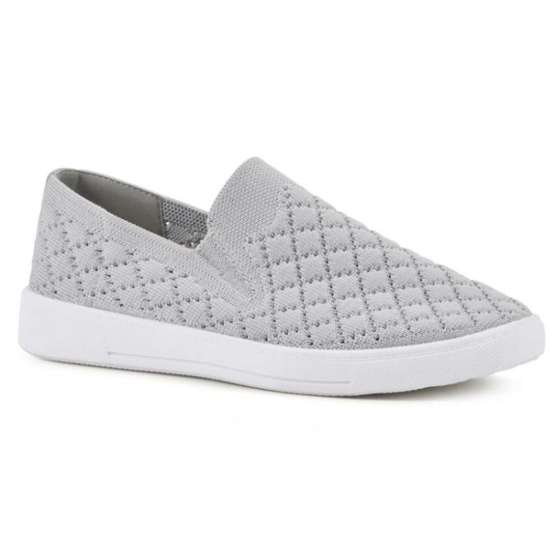 White Mountain | Women's Utopia Fabric Sneaker-Light Grey