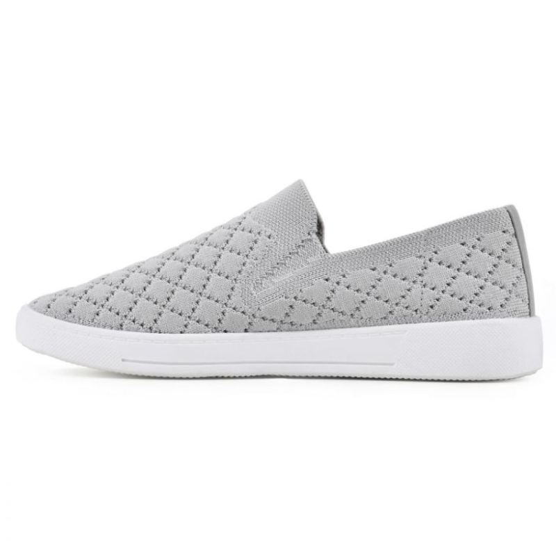 White Mountain | Women's Utopia Fabric Sneaker-Light Grey