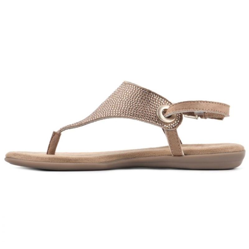 White Mountain | Women's London Ii Sandal-Light Gold