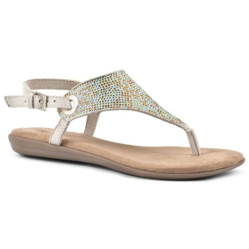 White Mountain | Women's London Ii Sandal-Blue/Green Multi