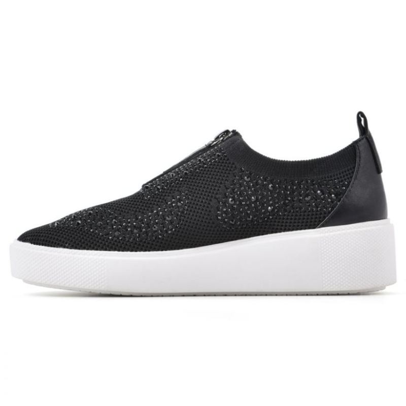 White Mountain | Women's Dax Sneaker-Black Fabric