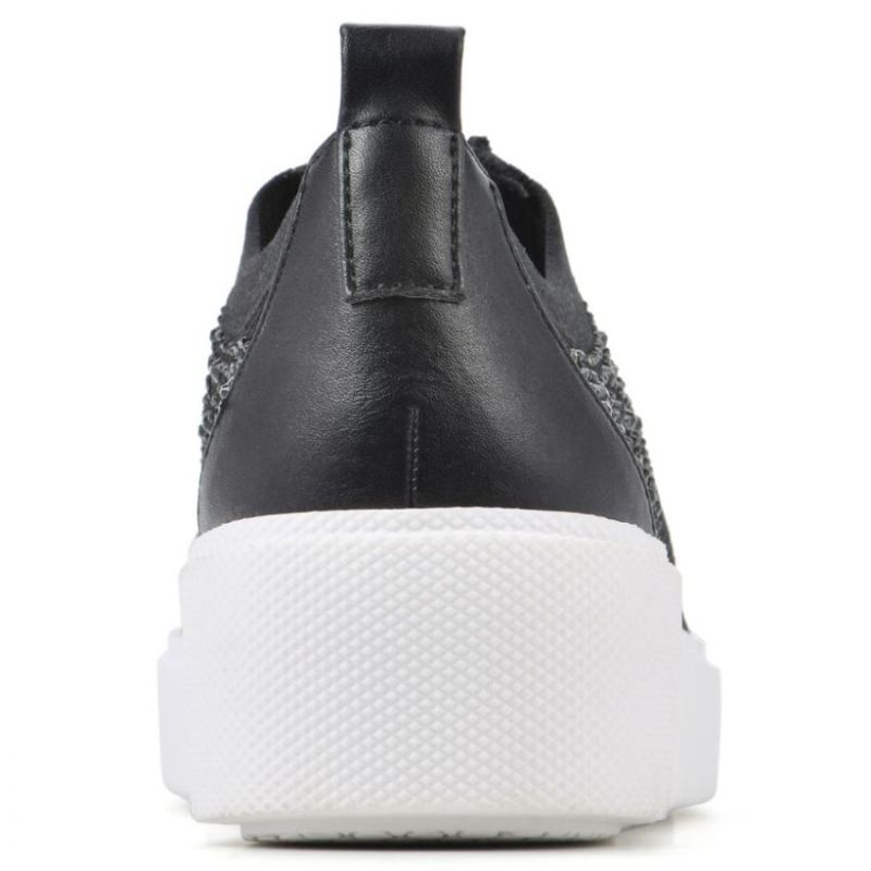 White Mountain | Women's Dax Sneaker-Black Fabric