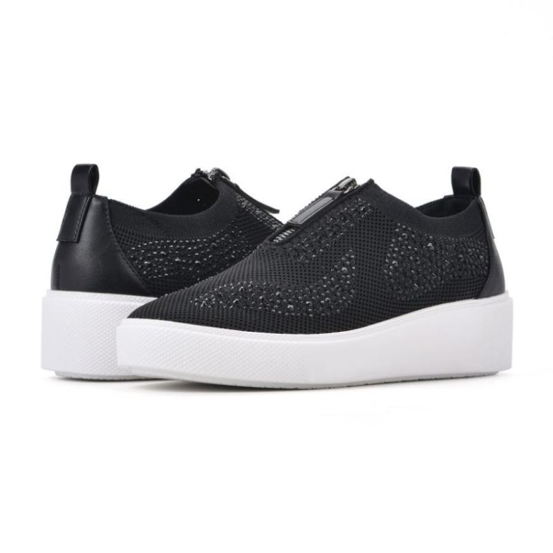 White Mountain | Women's Dax Sneaker-Black Fabric